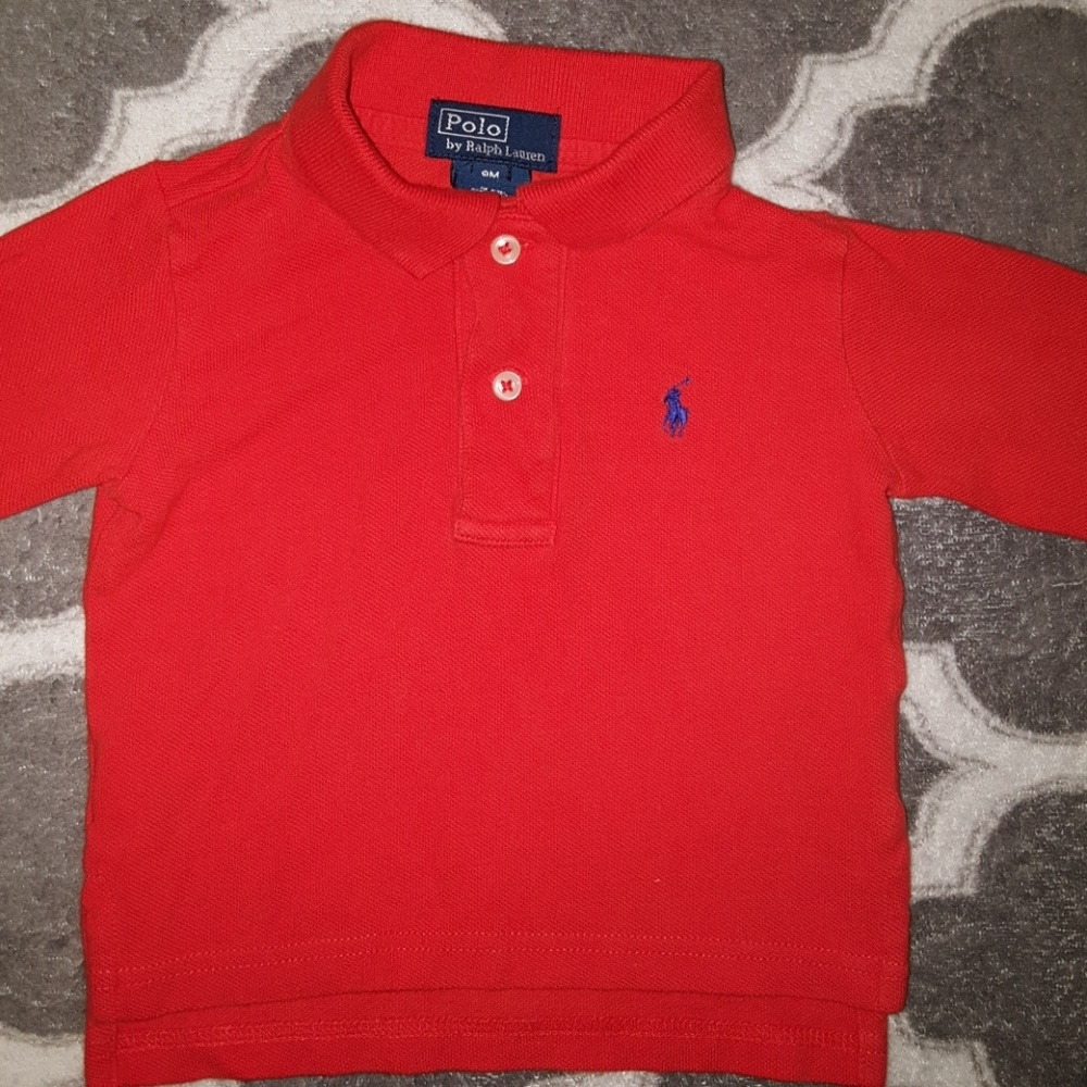 Ralph Lauren Polo Baby Boy Long Sleeve Shirt 9m
